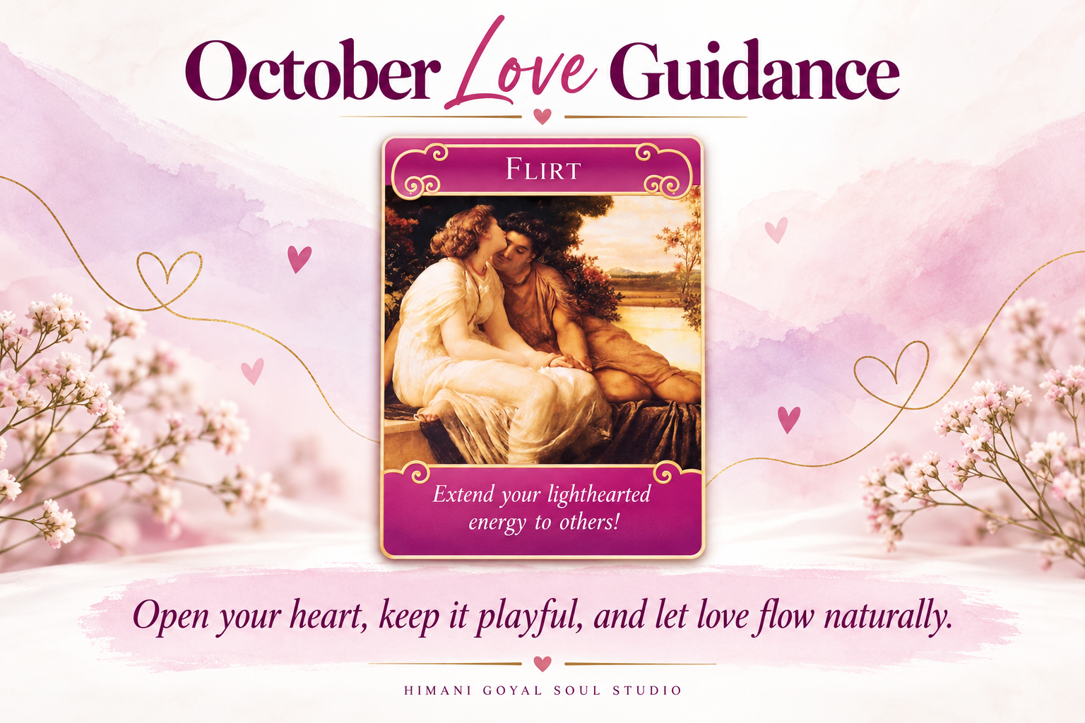 💕 October 2026 Love Guidance — Flirt