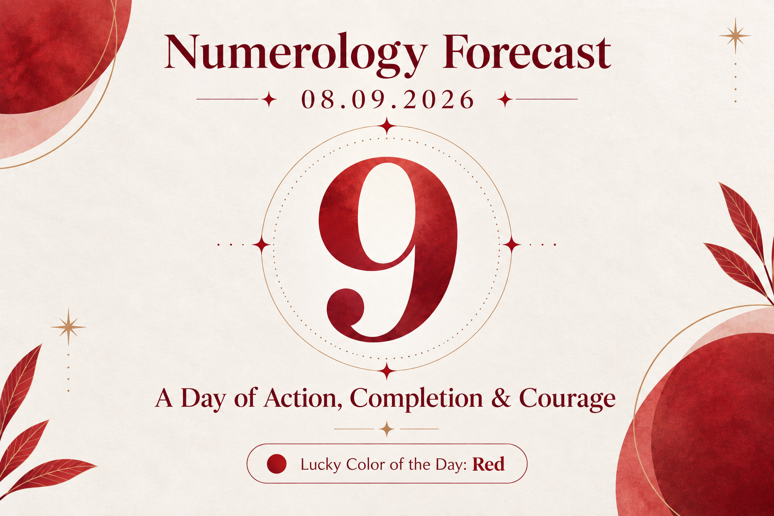Numerology Forecast for 08 September 2026