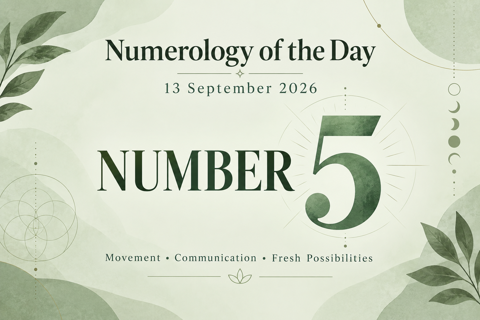 Numerology of the Day – 13 September 2026