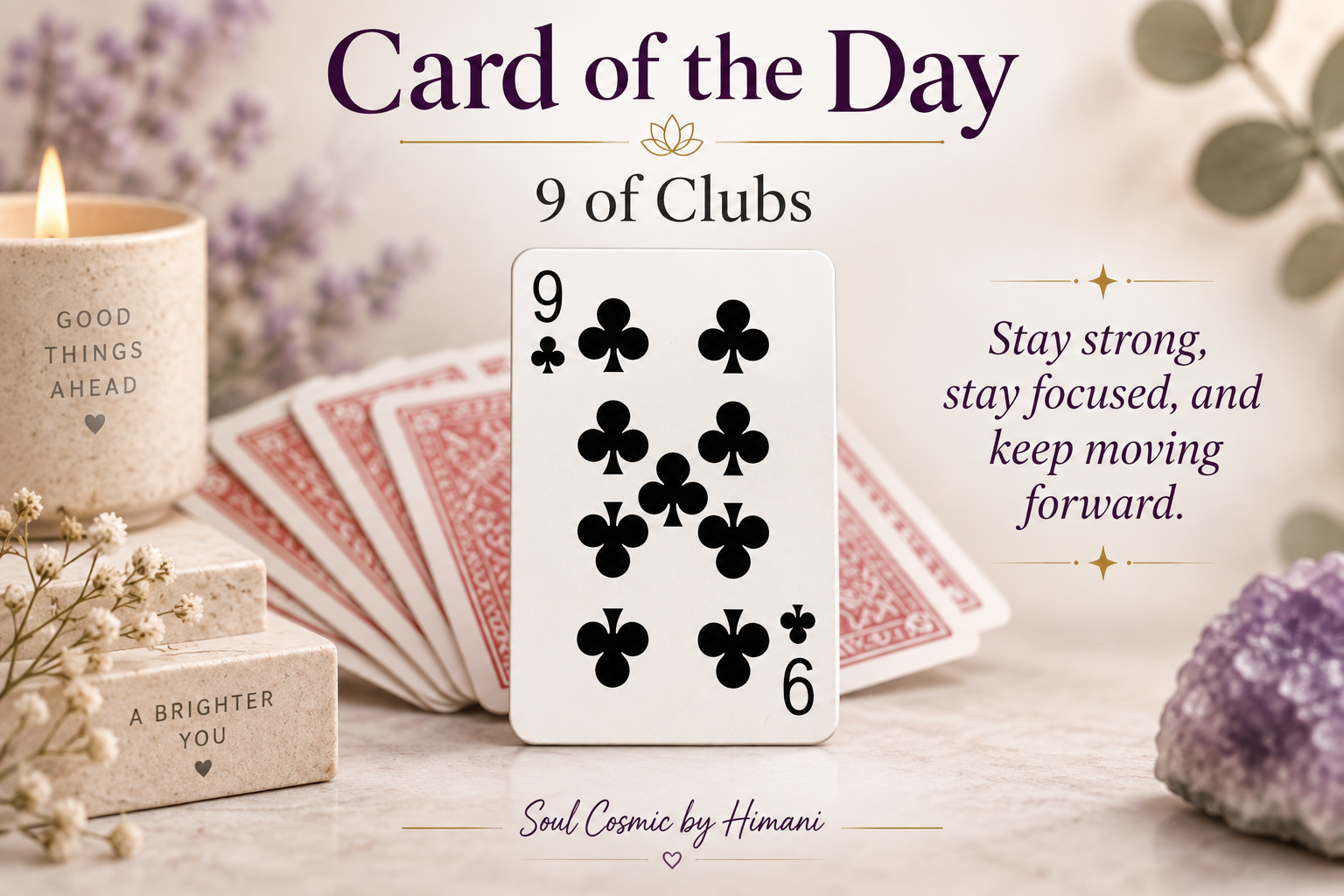 🃏 Card of the Day – 9 of Clubs