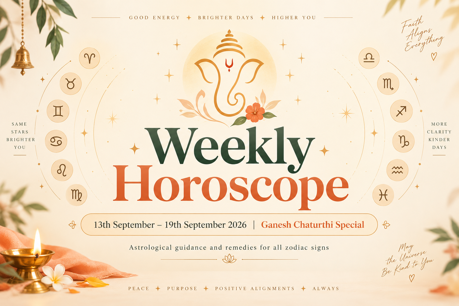 Weekly Horoscope: 13th–19th September 2026