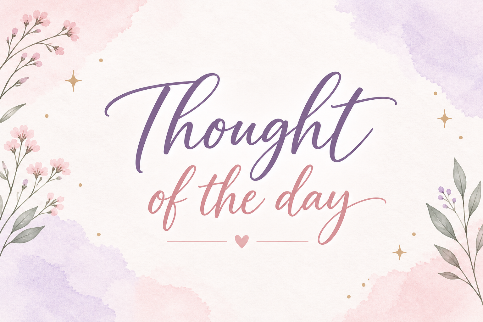 Thought of the day