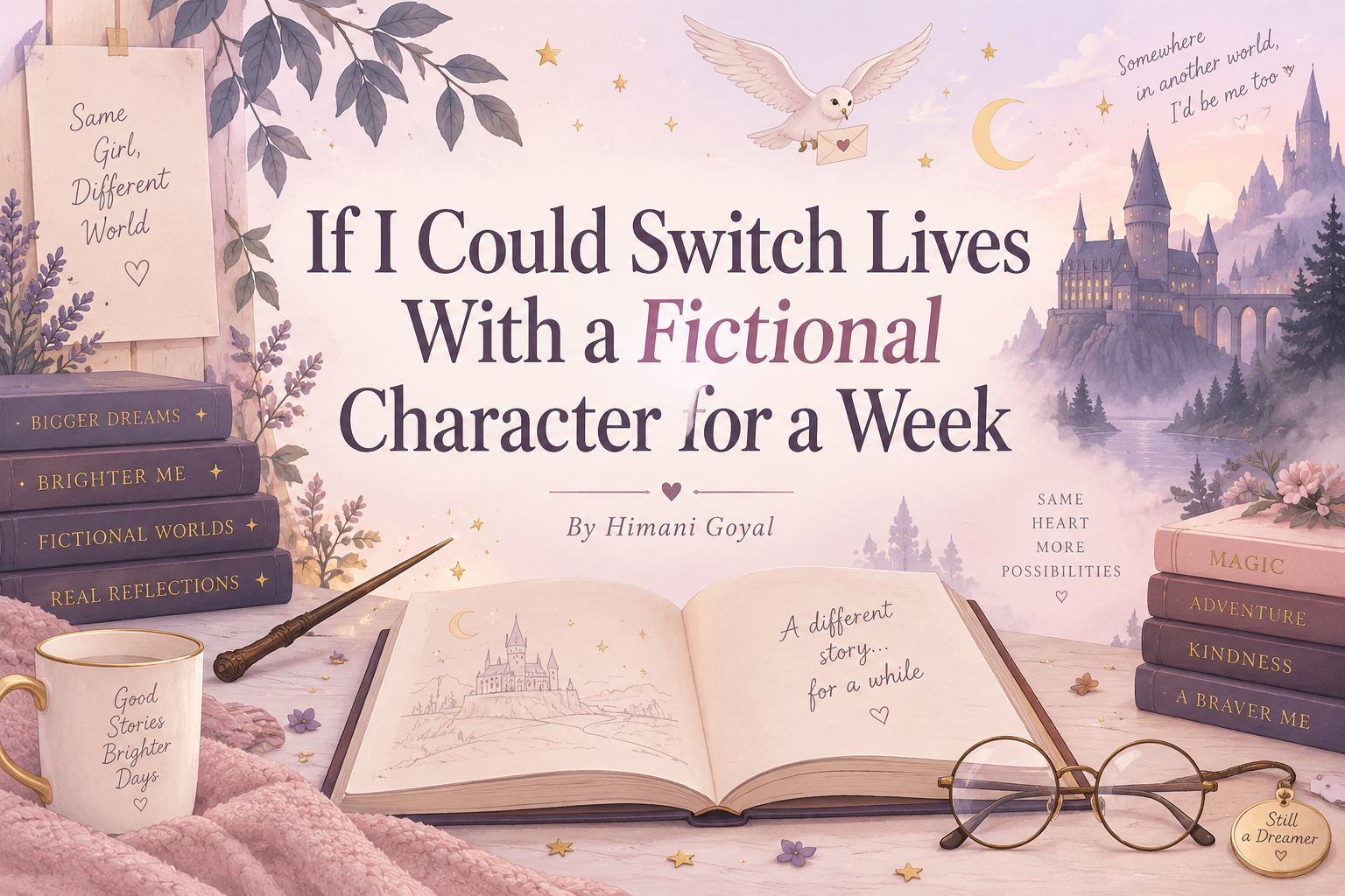 If you had to switch lives with a fictional character for a week, who would you choose?