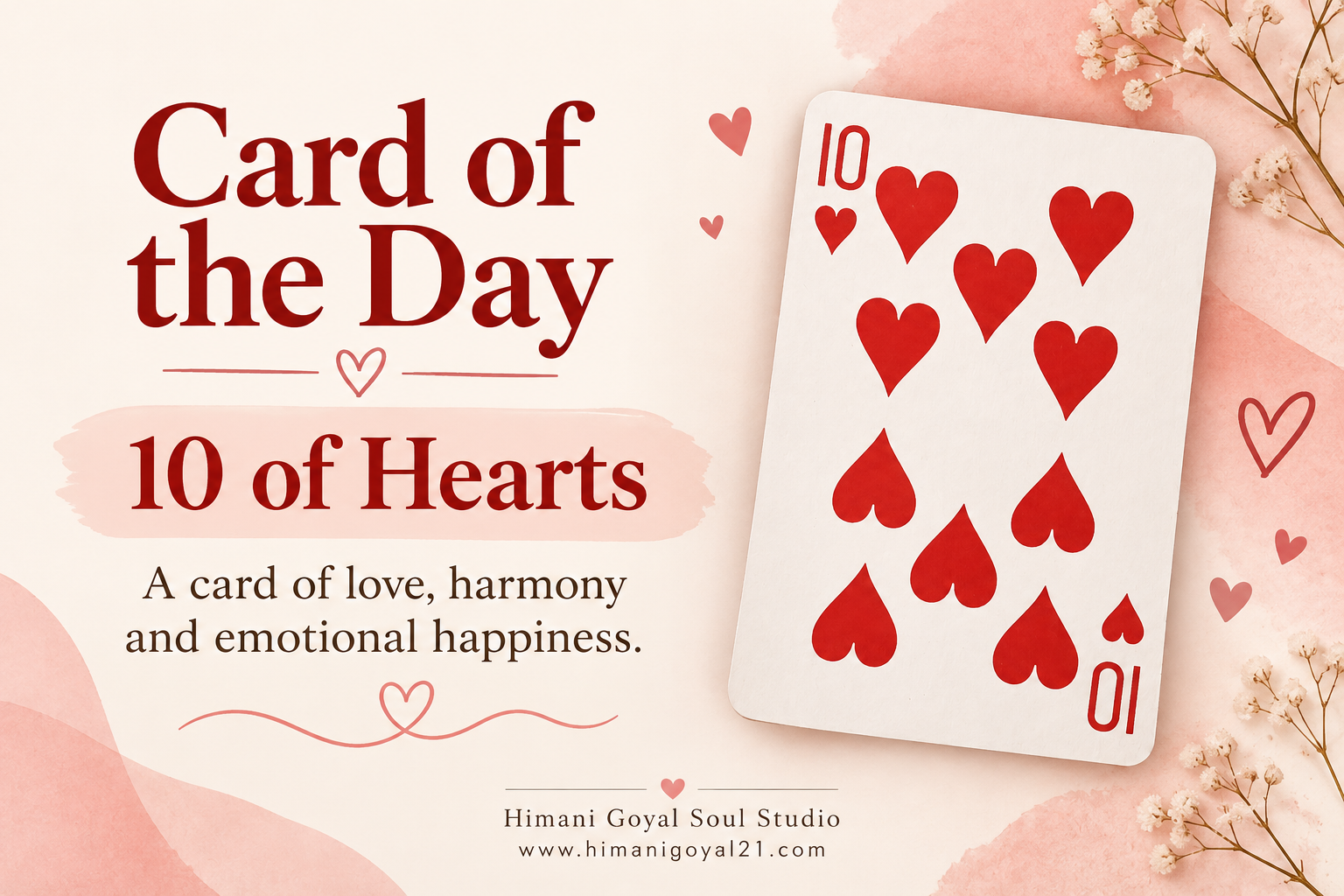 Card of the Day – 10 of Hearts ❤️