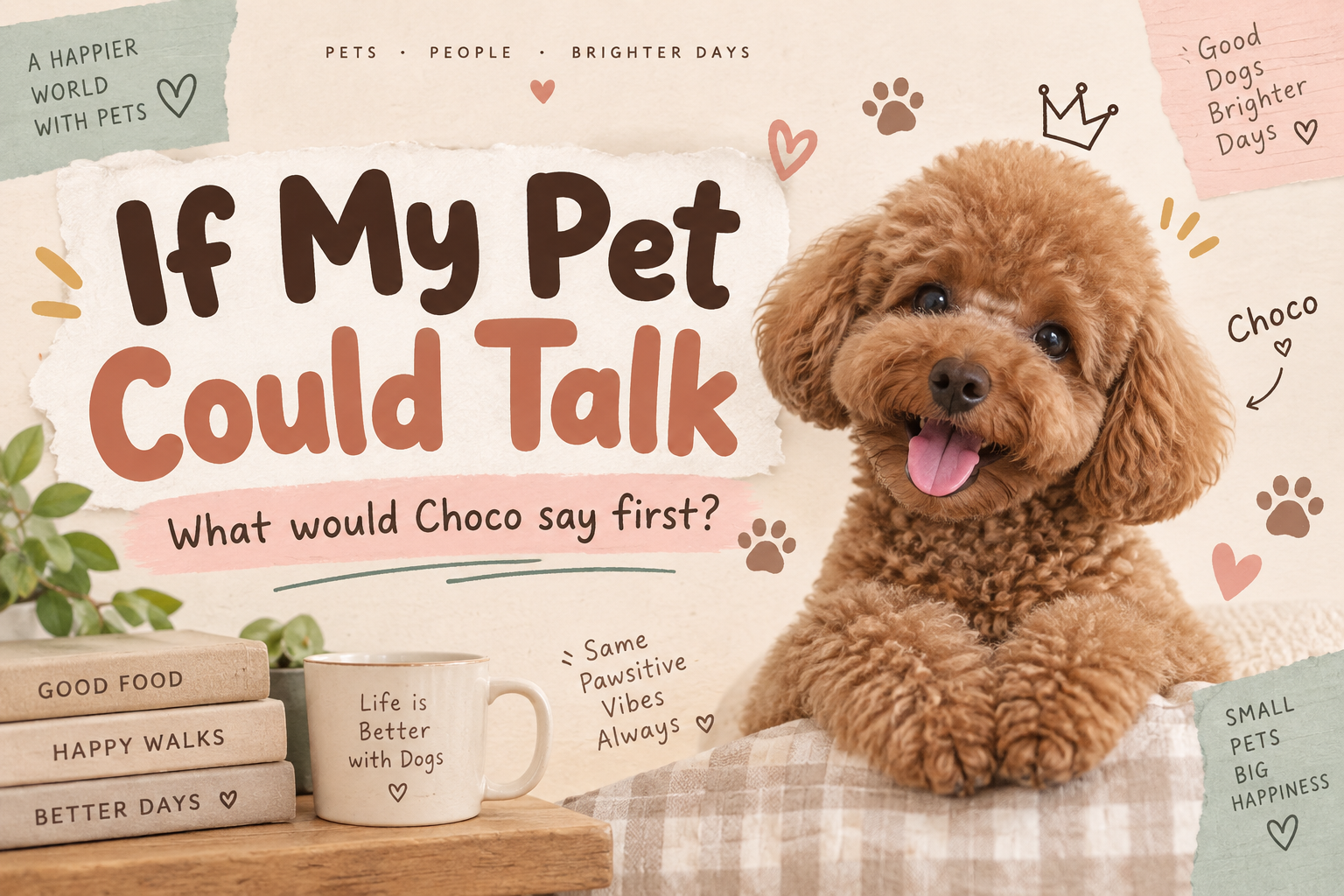 If your pet could talk, what would be the first thing it says?