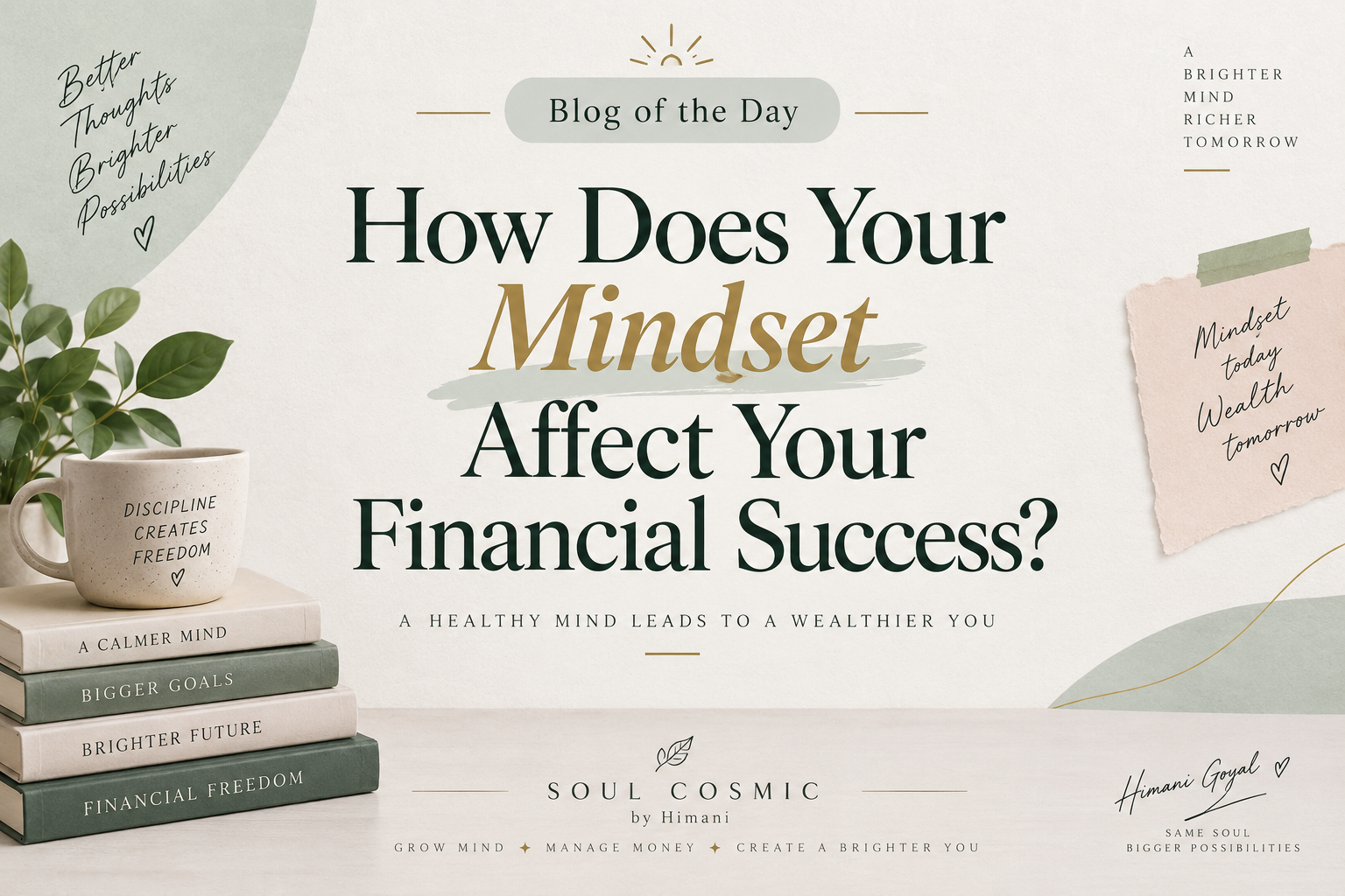 How does your mindset affect your financial success?