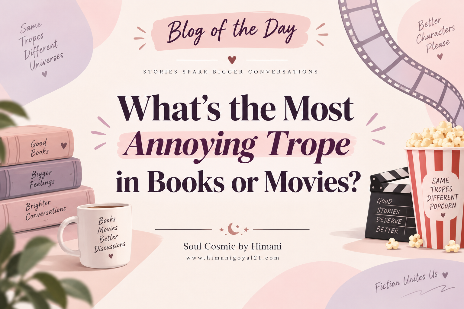 What’s the most annoying trope in books or movies?
