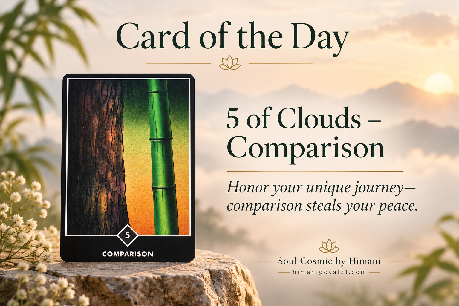 🌿 Card of the Day: Five of Clouds – Comparison