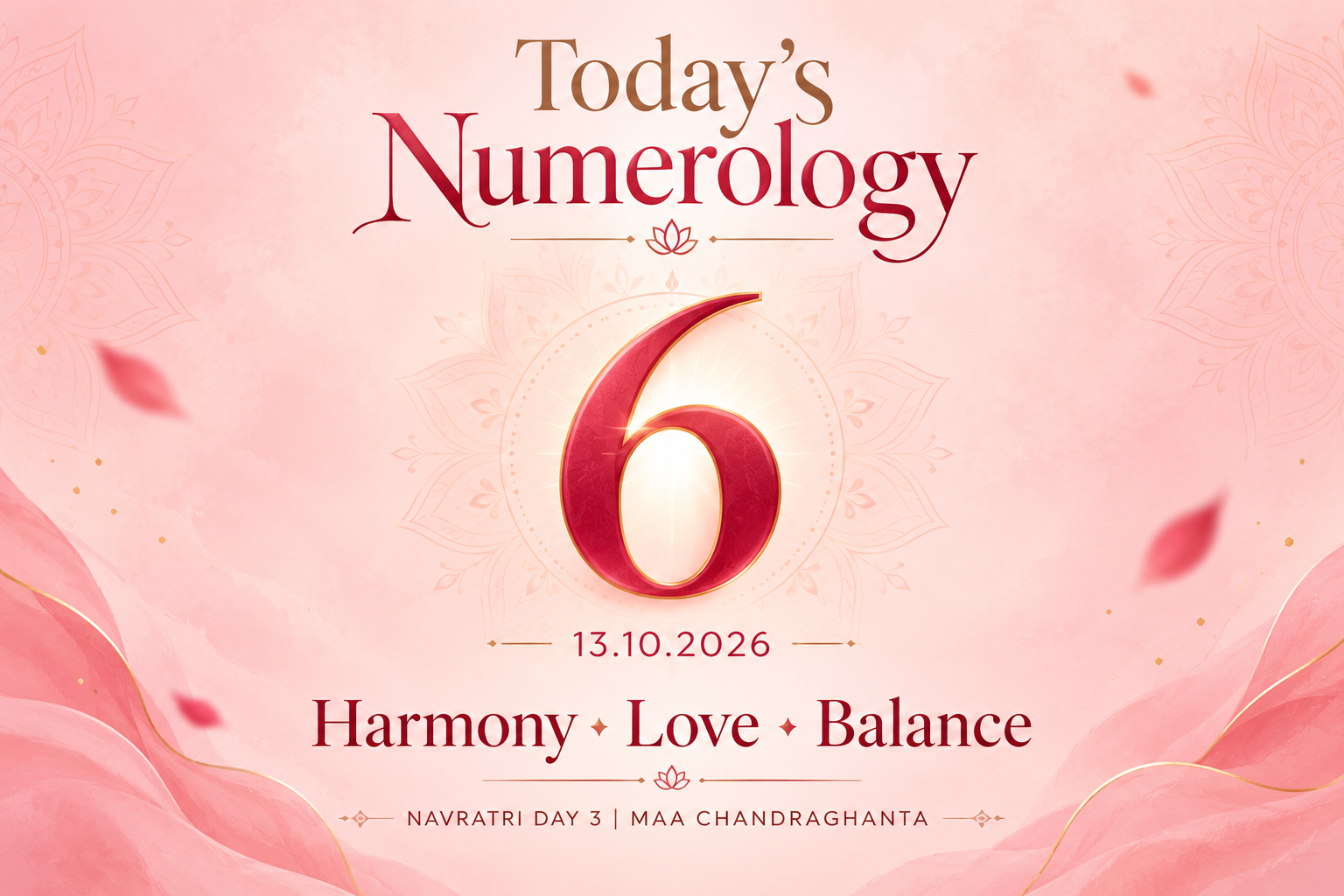 ✨ DAILY NUMEROLOGY GUIDANCE — 13.10.2026 ✨