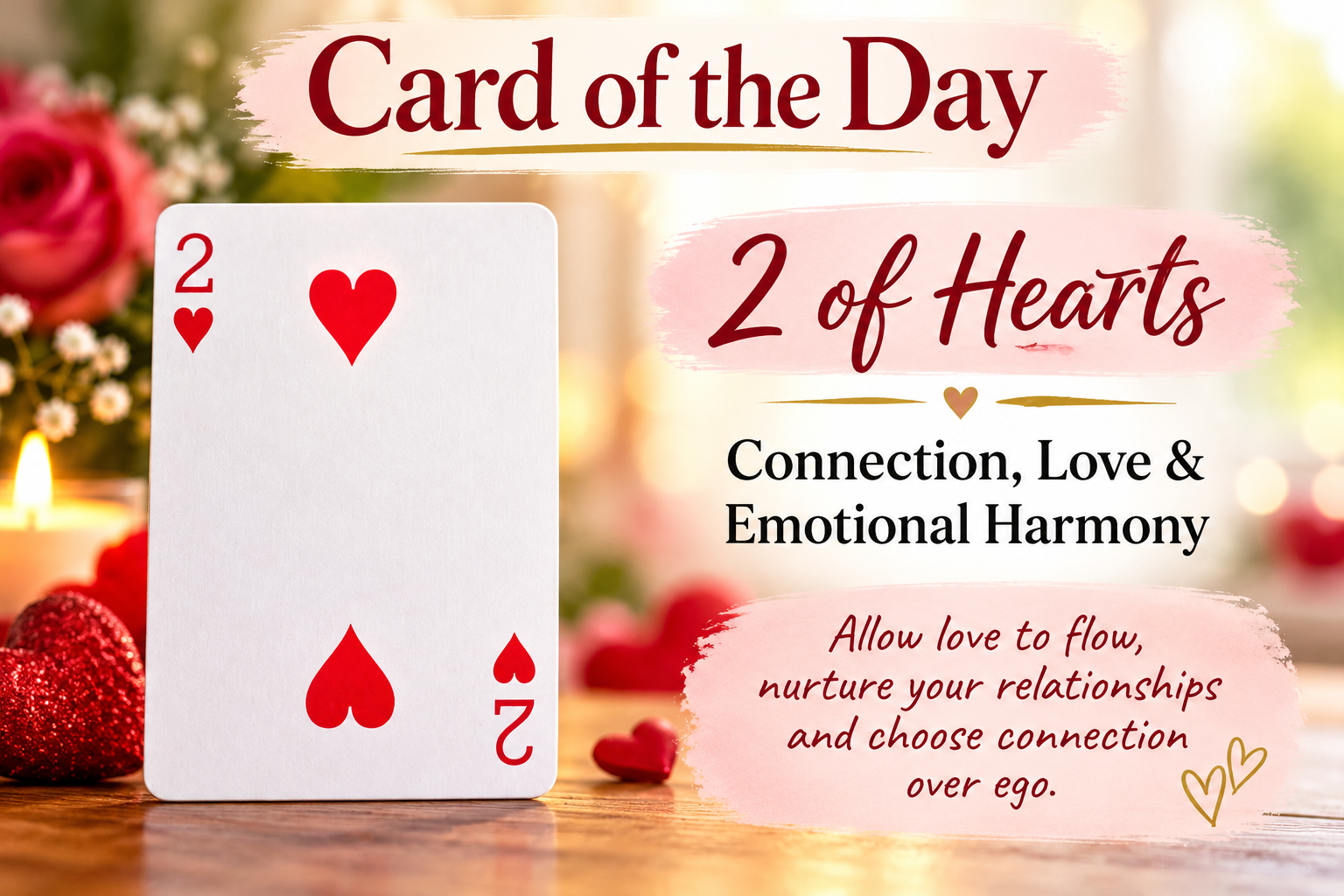 ❤️ Card of the Day: 2 of Hearts