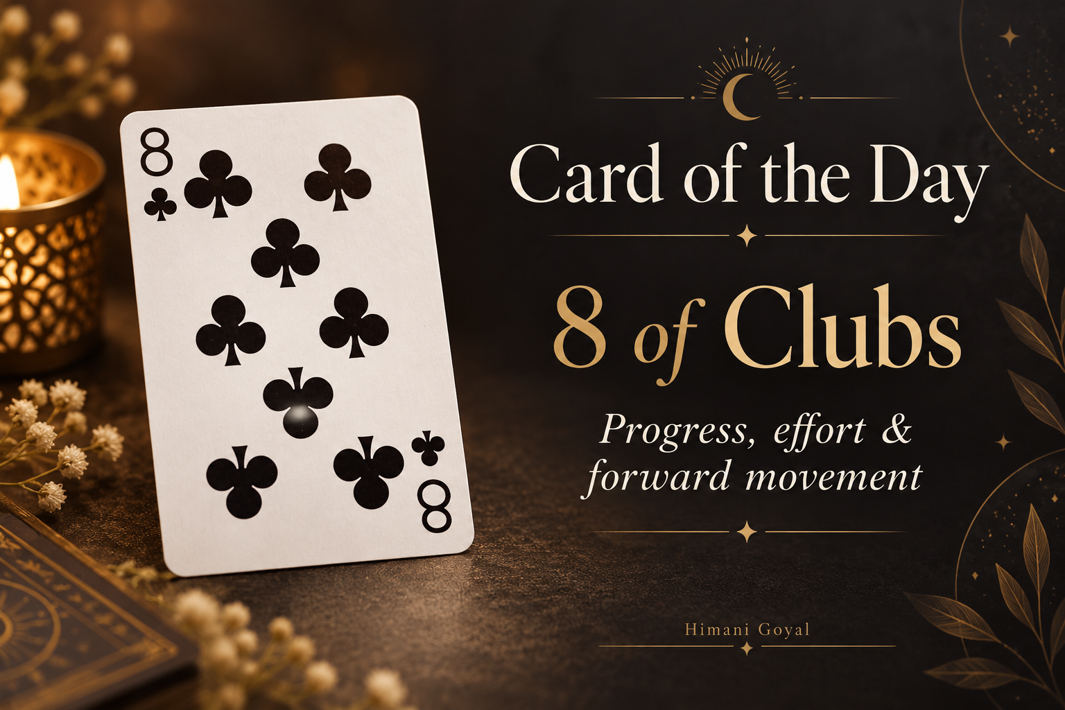 🃏 Card of the Day: 8 of Clubs