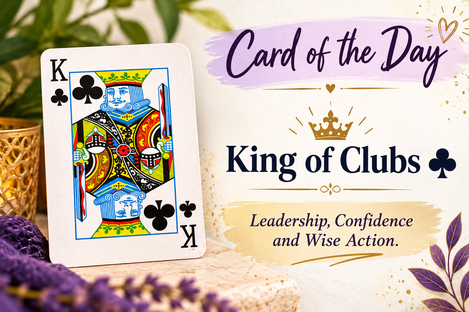 🃏 Card of the Day: King of Clubs ♣️