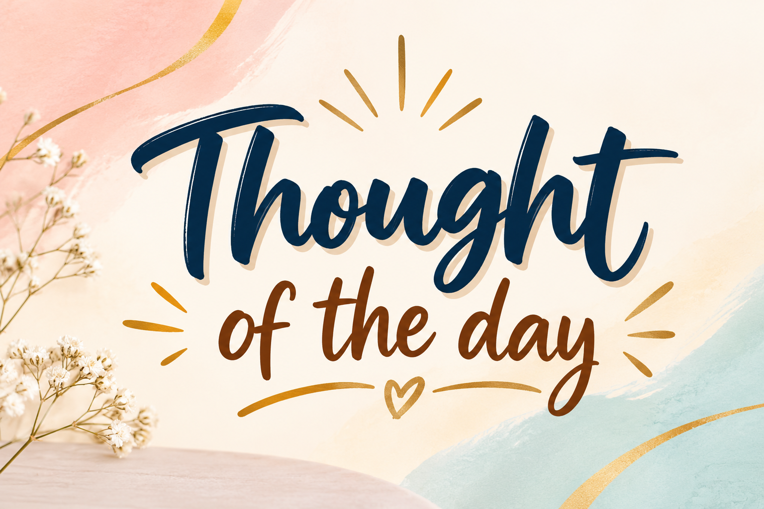 Thought of the day