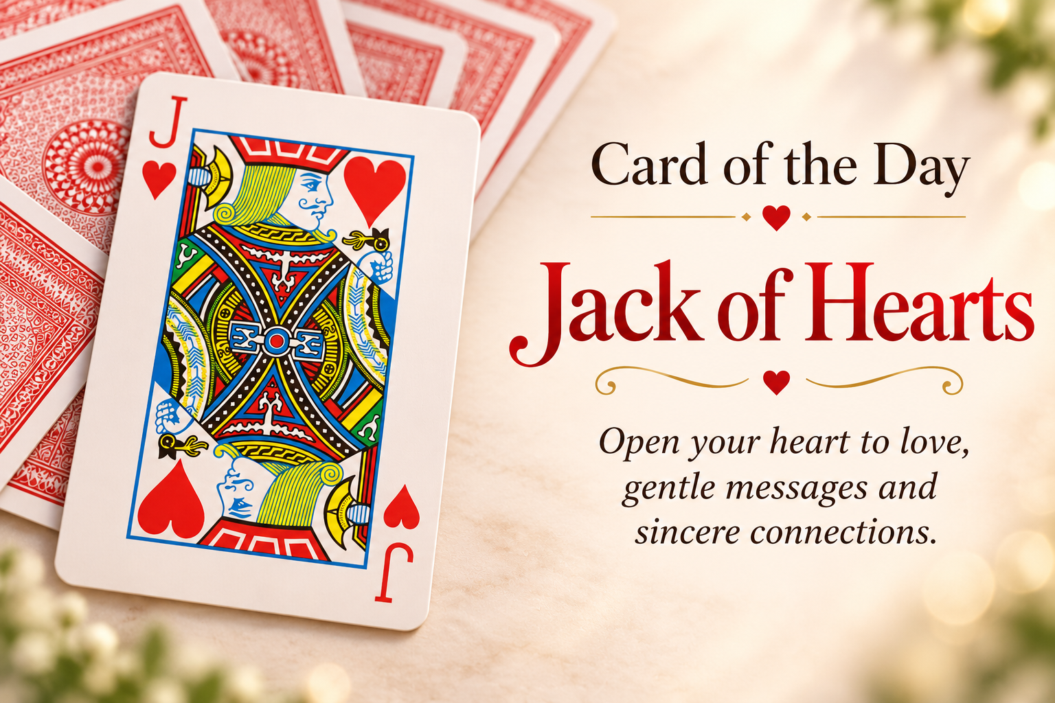 Card of the Day – Jack of Hearts ❤️