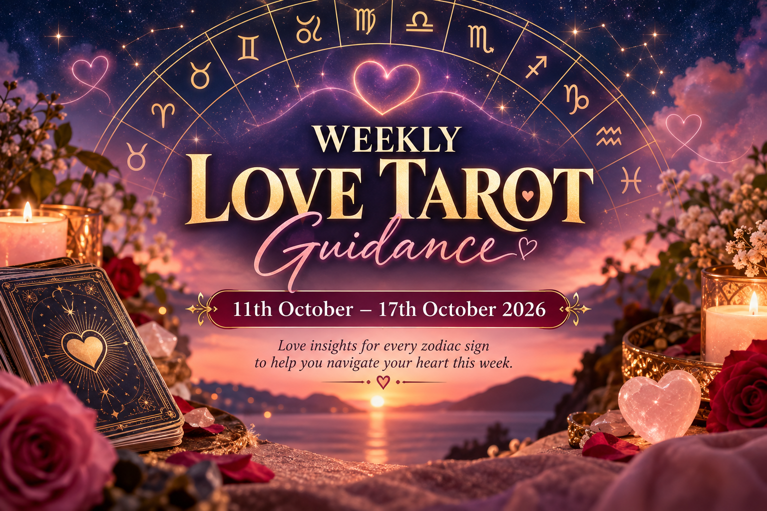 Weekly Love Tarot Guidance 11th October – 17th October 2026