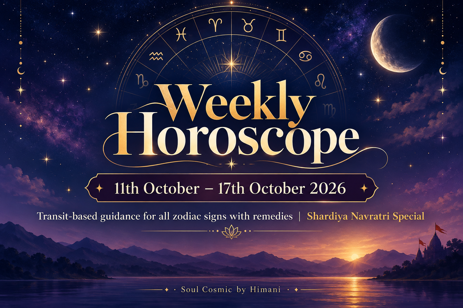Weekly Horoscope: 11–17 October 2026