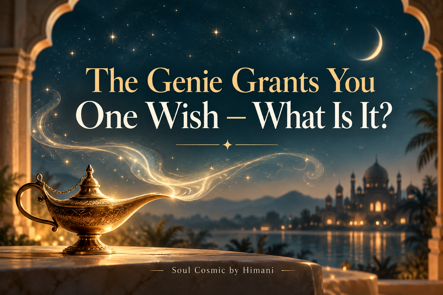 The genie grants you a wish. What is it?