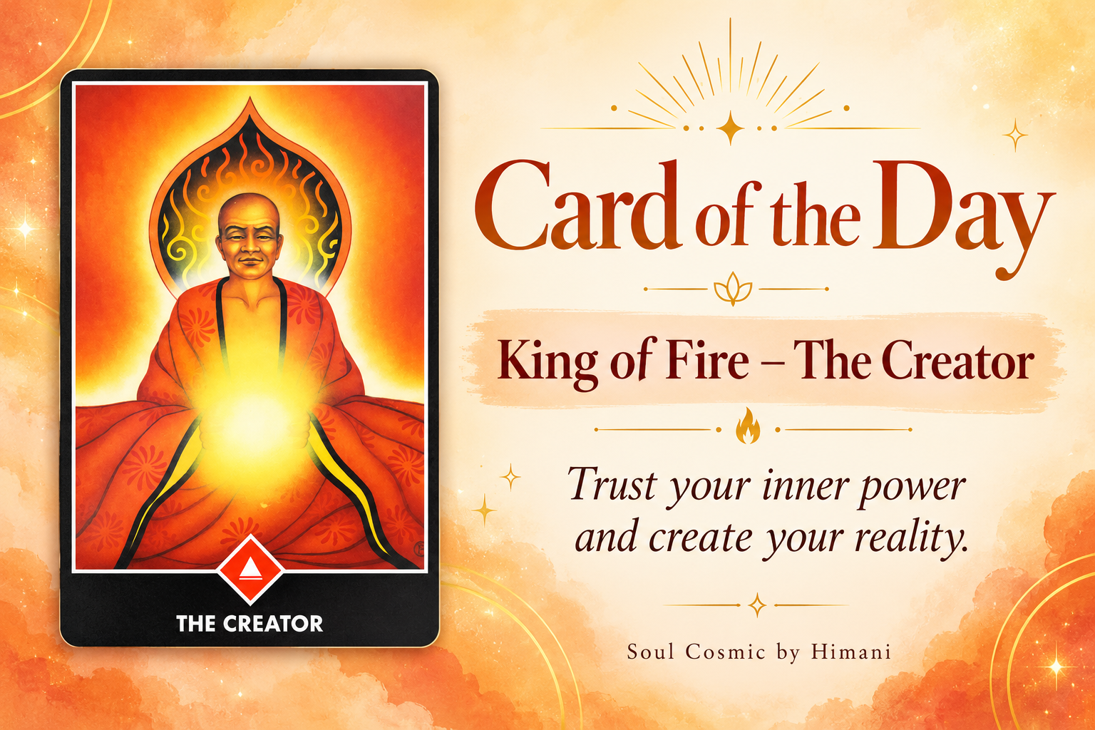 🔥 Card of the Day: King of Fire — The Creator