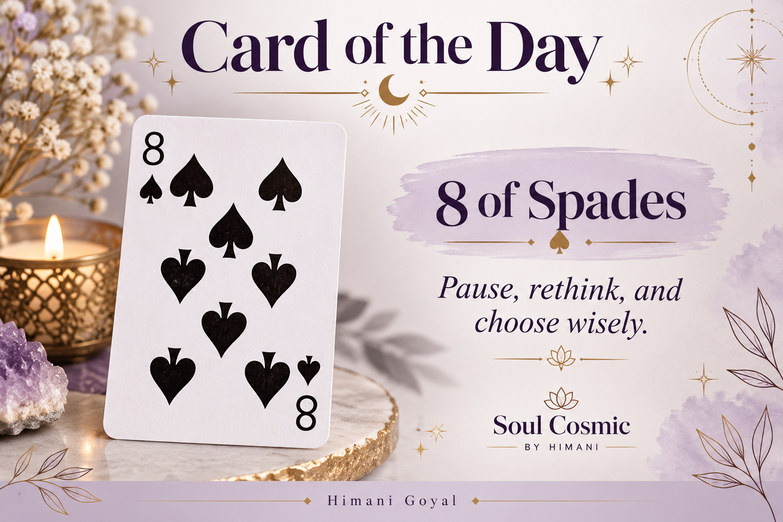 🃏 Card of the Day – 8 of Spades