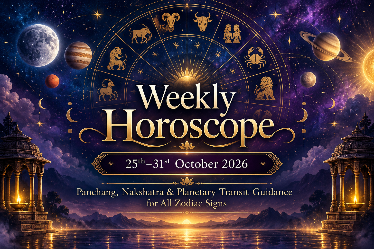 Weekly Vedic Horoscope: 25–31 October 2026
